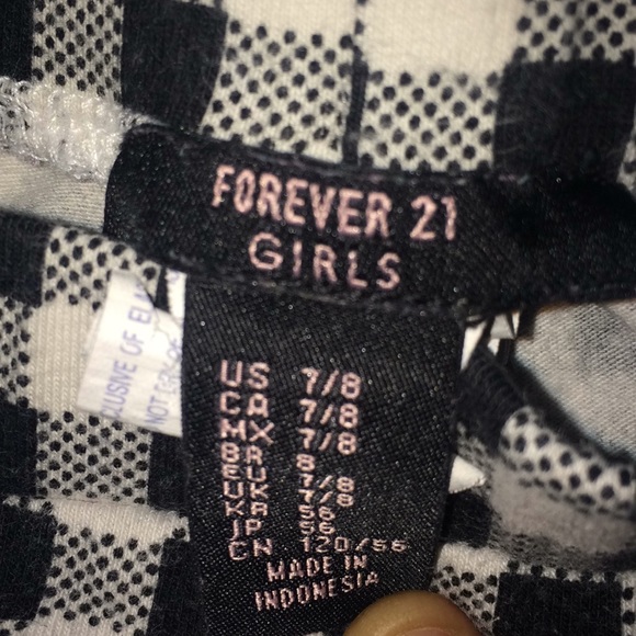 Girls Checkered Leggings - Picture 3 of 3